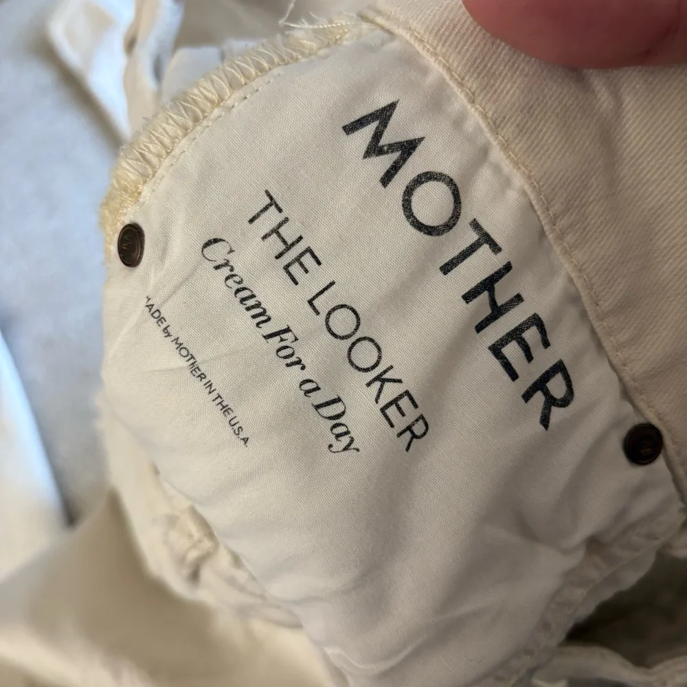 MOTHER DENIM The Looker Cream For A Day‎ Jeans Size 26